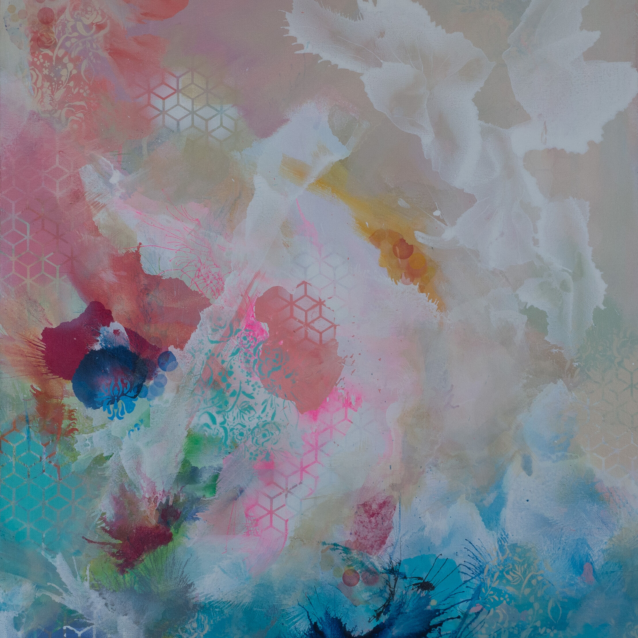 4.1-Abstract-Pink-Blue-Bird-Waves-Unframed