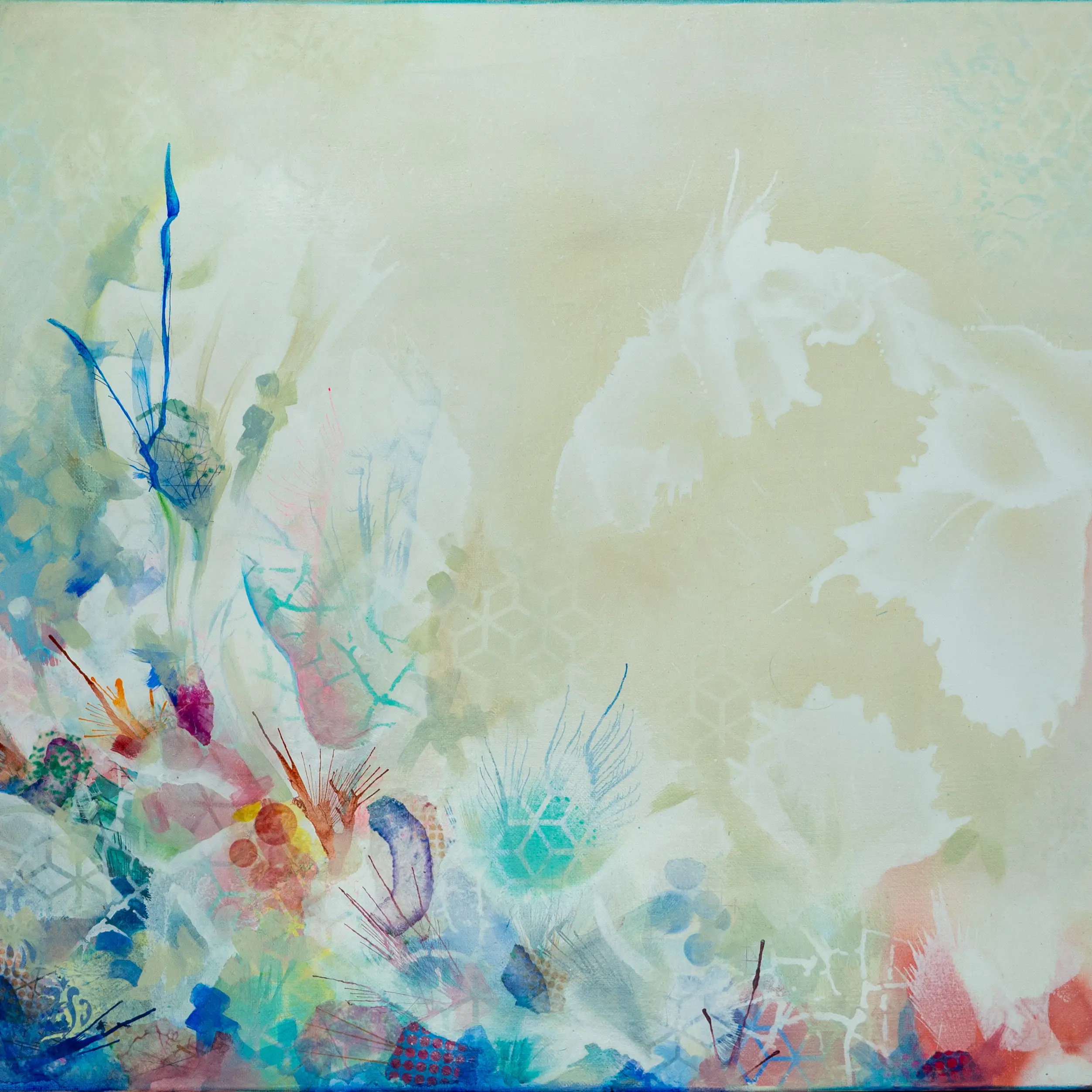 5.2-Coral-Reef-Ocean-Fish-Pink-Blue-Unframed