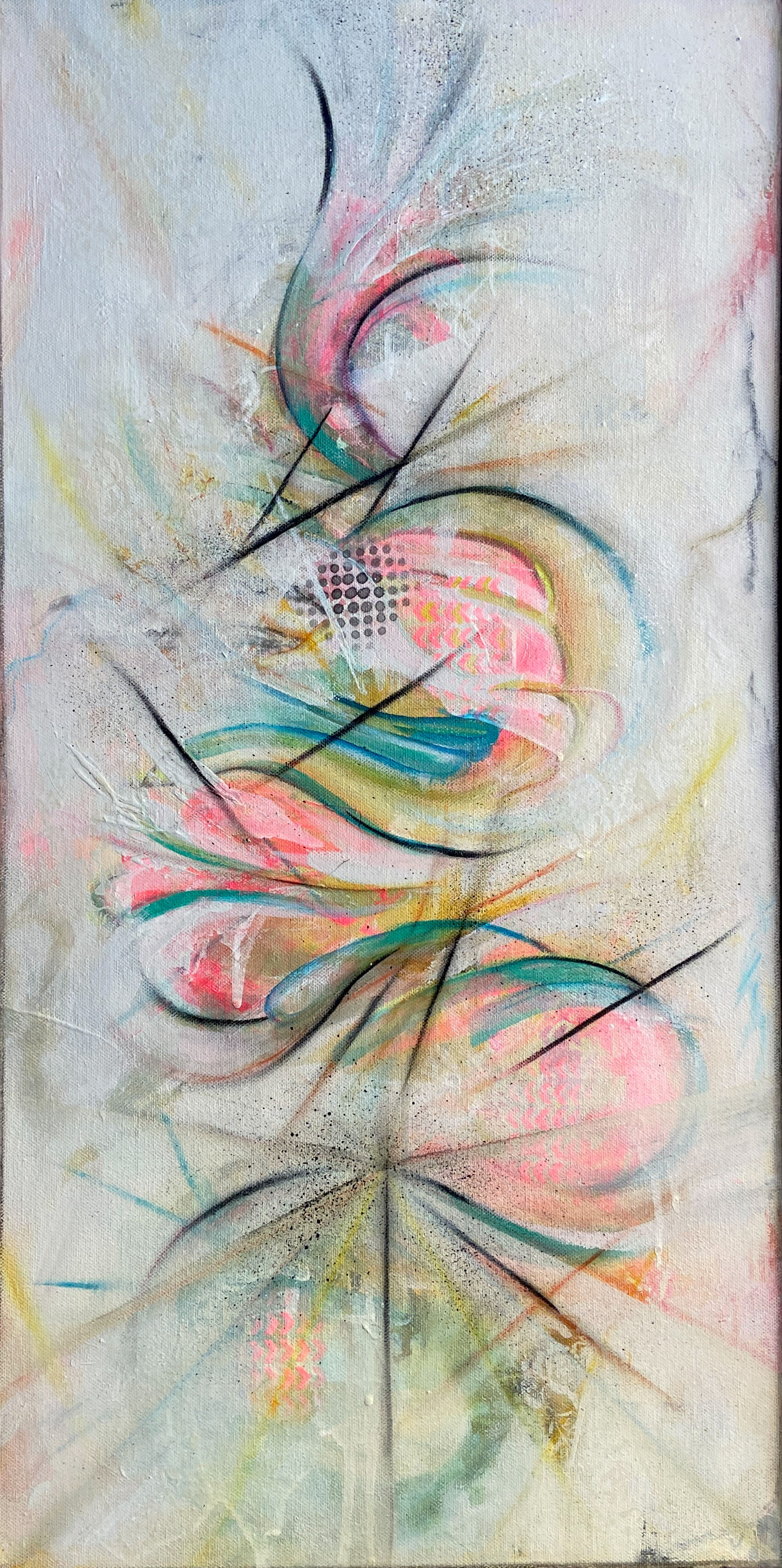 6.1-Fluro-Abstract-Flow-Pink-Yellow-Black-unframed