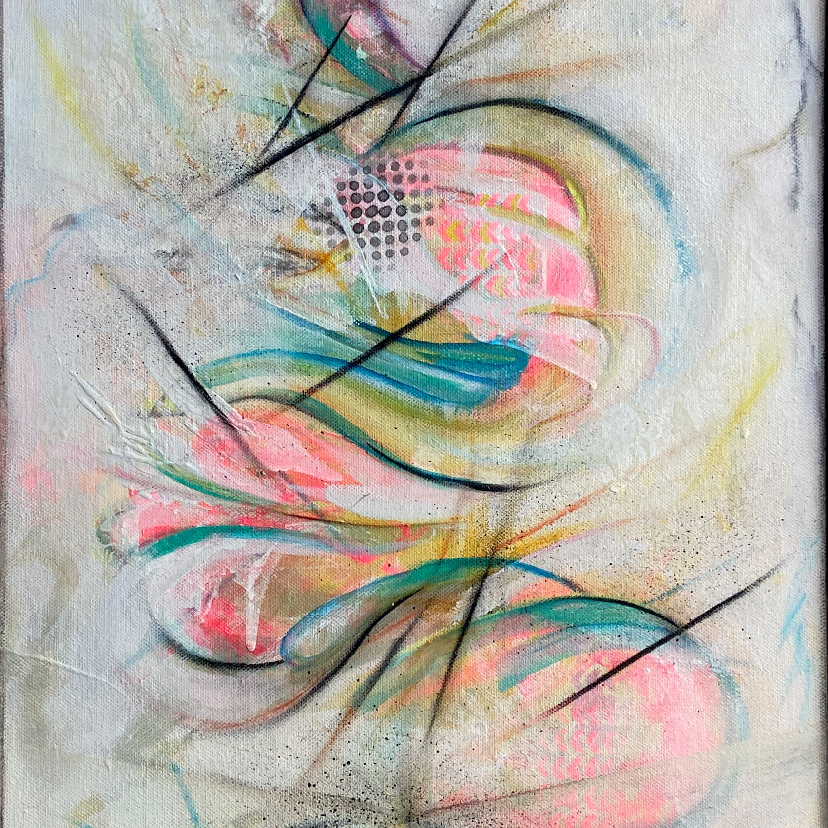 6.1-Fluro-Abstract-Flow-Pink-Yellow-Black-unframed