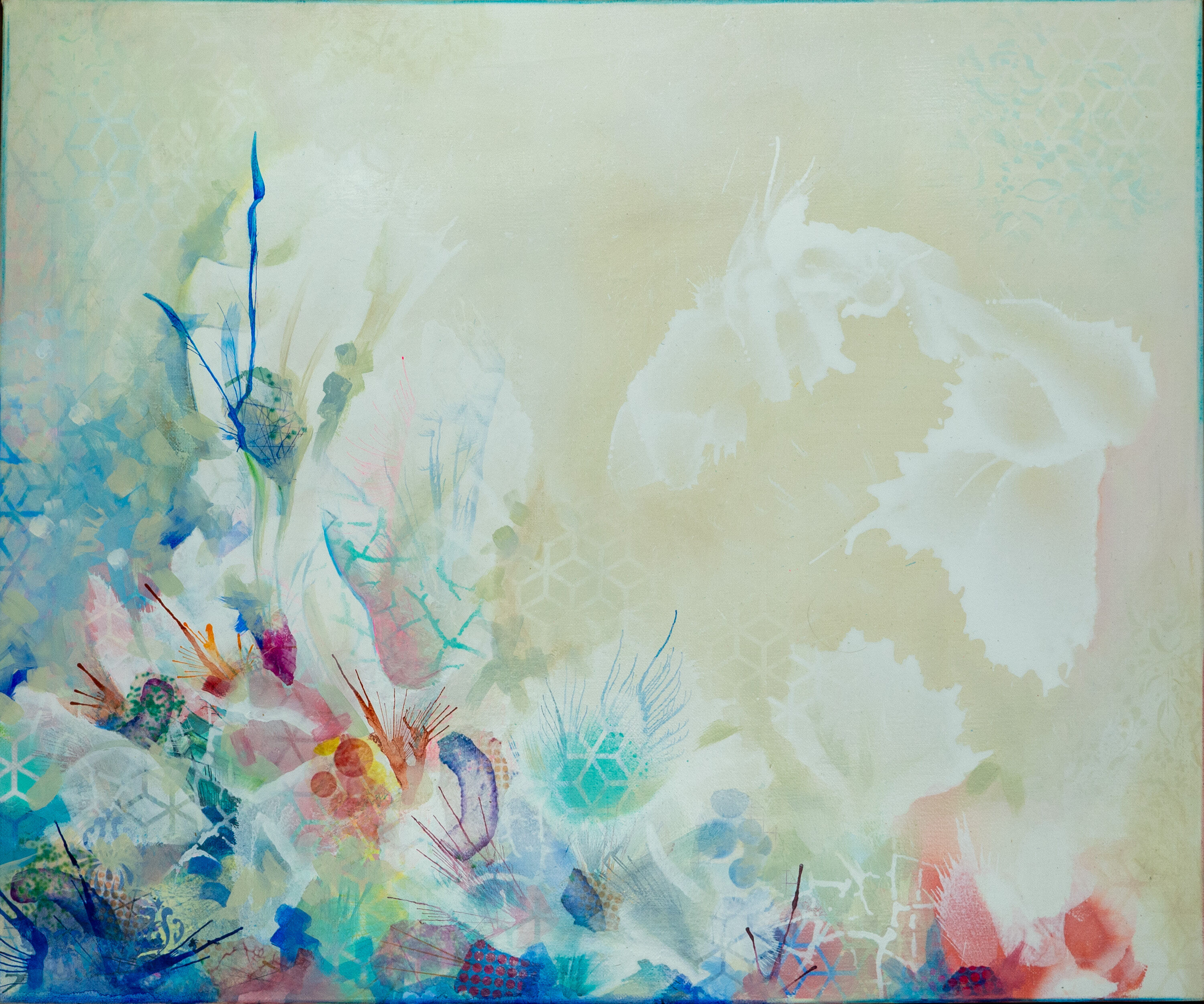 5.2-Coral-Reef-Ocean-Fish-Pink-Blue-Unframed
