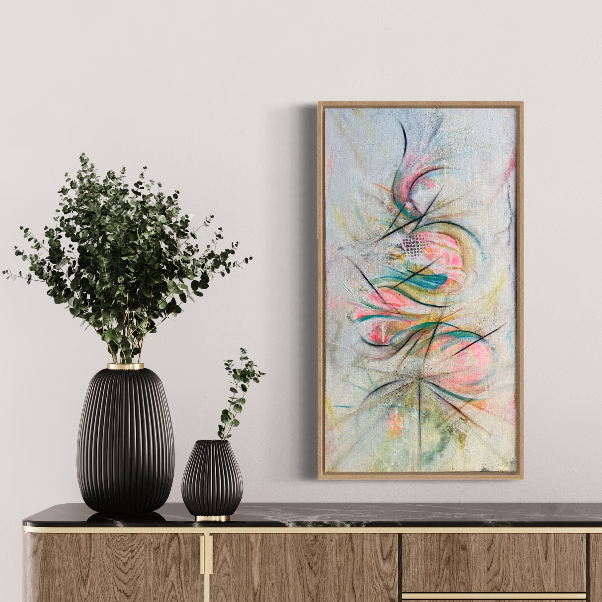 6.3-Fluro-Abstract-Flow-Pink-Yellow-Black-Wallart