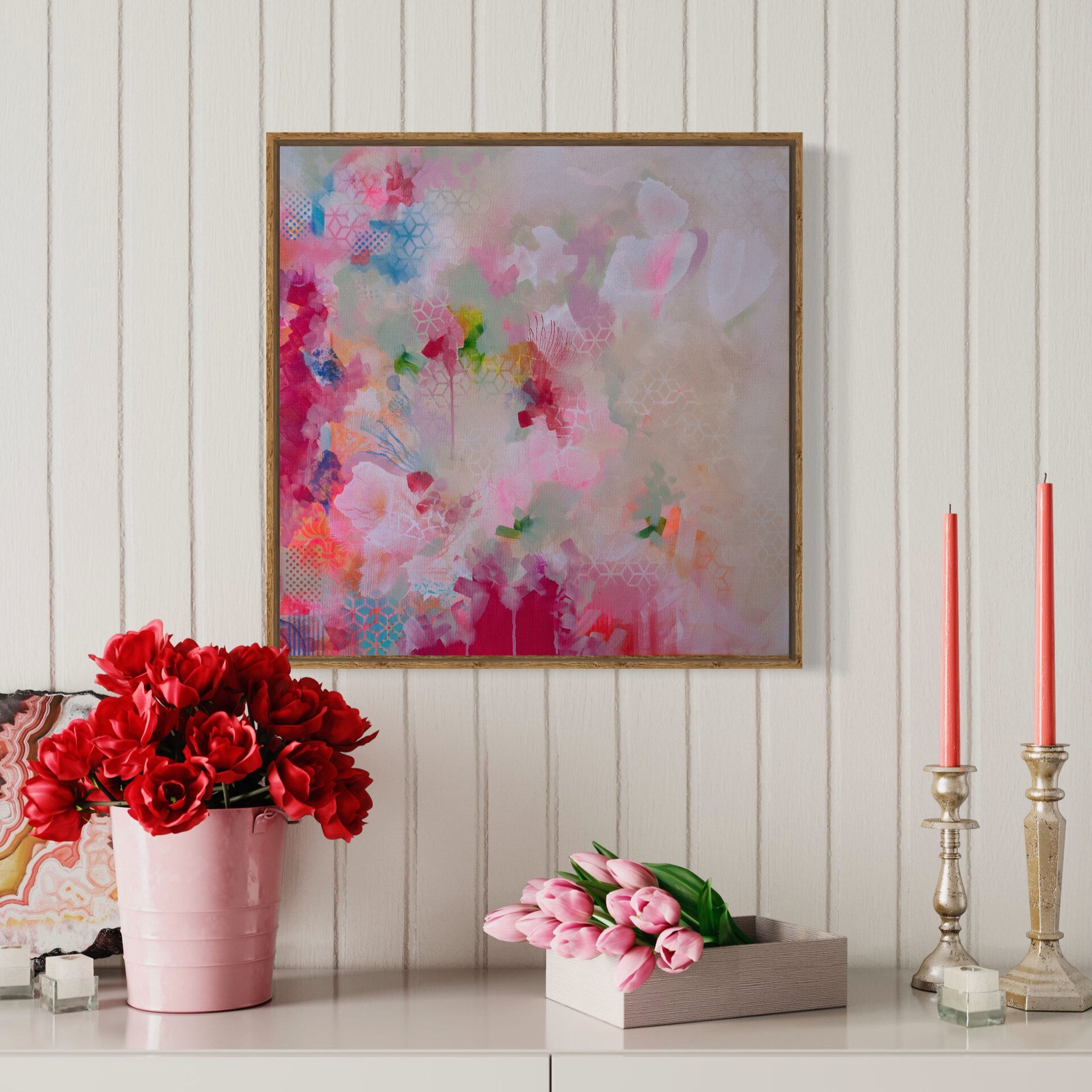 _12.2-Bright-Pink-Abstract-Home-Decor-Wallart