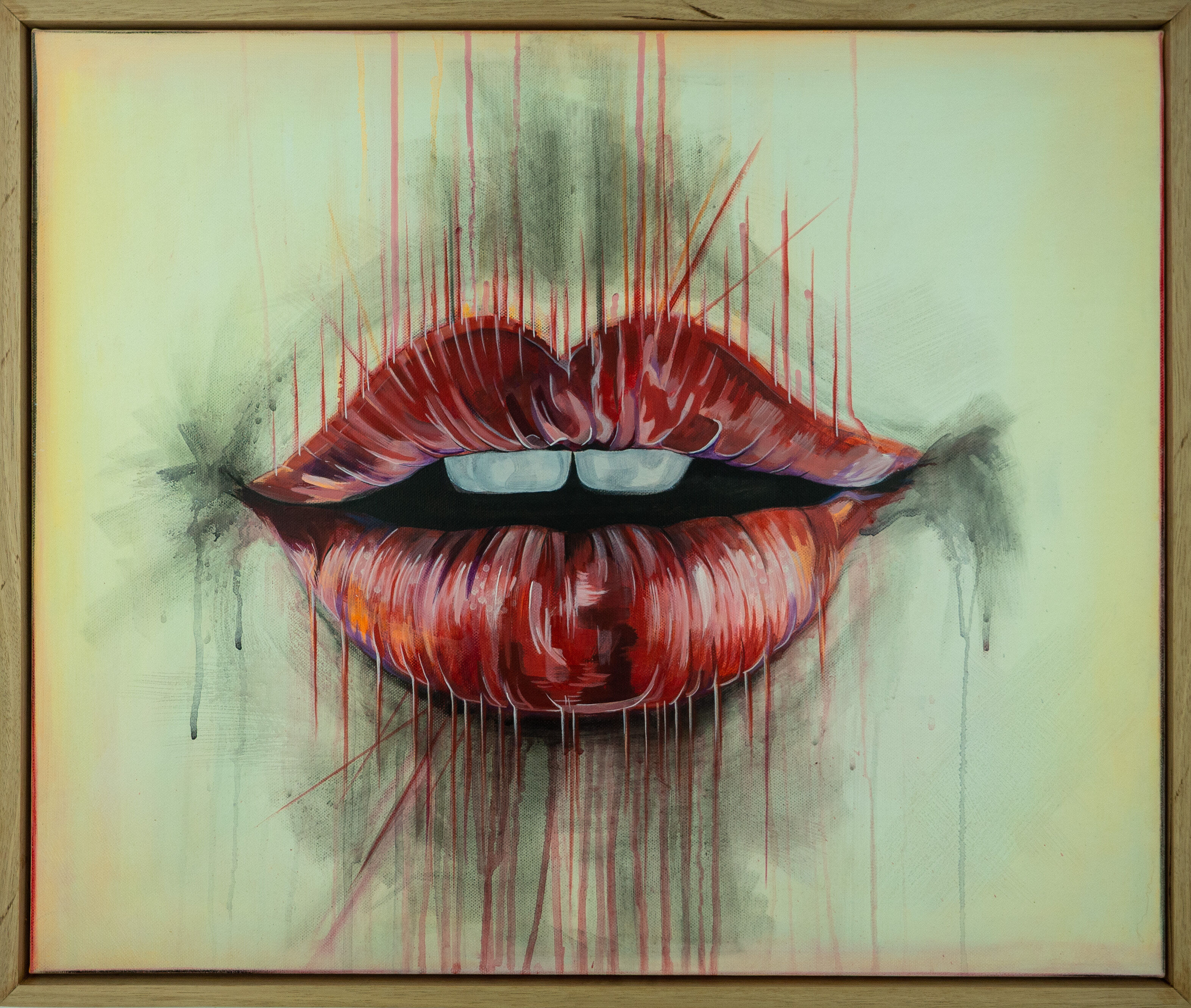 _11.1-Lips-Red-Hot-Sexy-Popculture-Framed