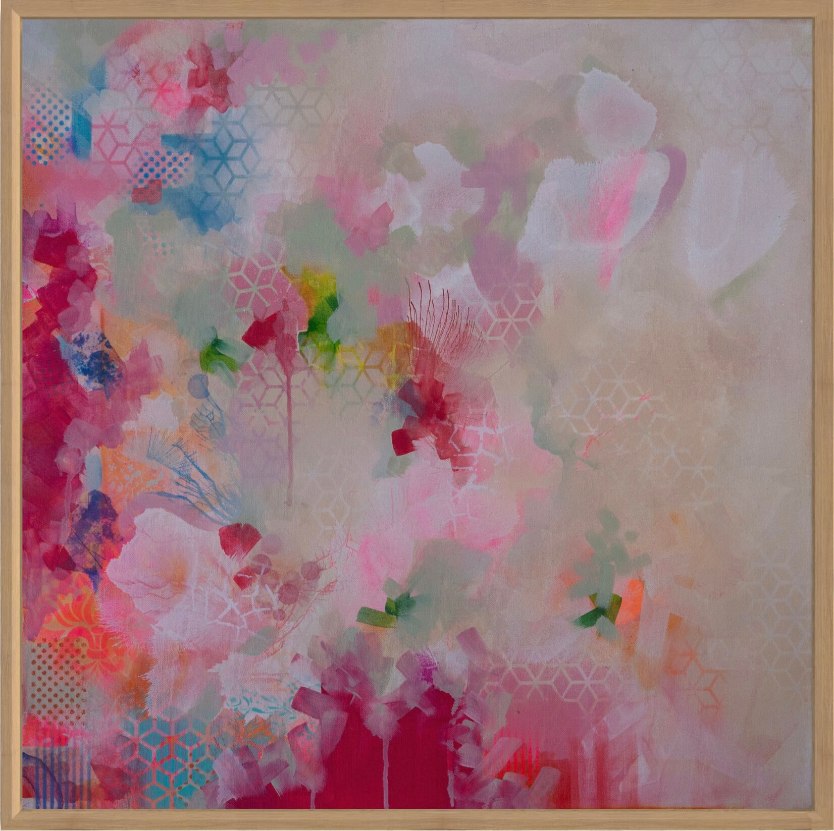 _12.1-Bright-Pink-Abstract-Home-Decor-Framed